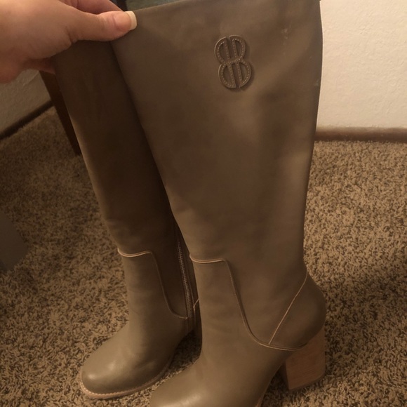 bill blass knee high boots